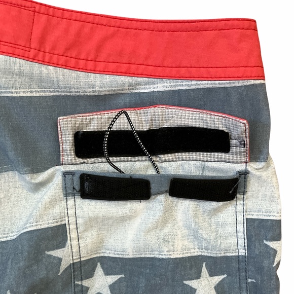 Men’s Rip Curl Swim Surf Board Trunks Shorts, Patriotic USA, Size 29 Mid-thigh - Picture 6 of 7
